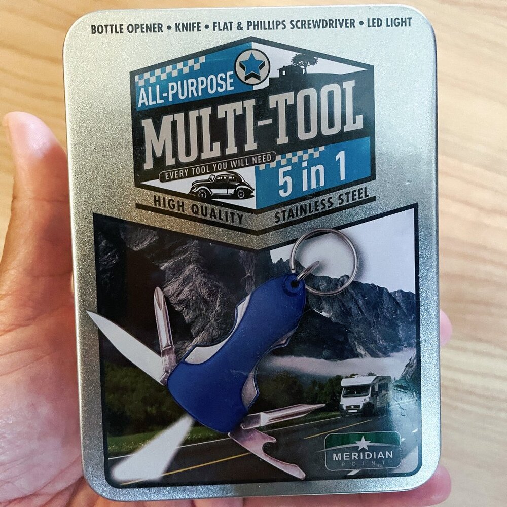 FIRM. 2 Stocking Stuffers! Meridian Stainless Steel All Purpose Multi-Tool Kits! - Picture 6 of 7